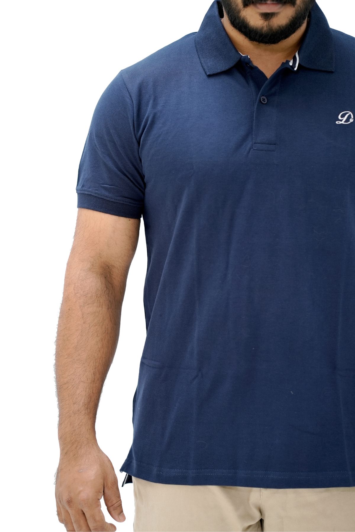 Classic Navy Polo - Image 3
