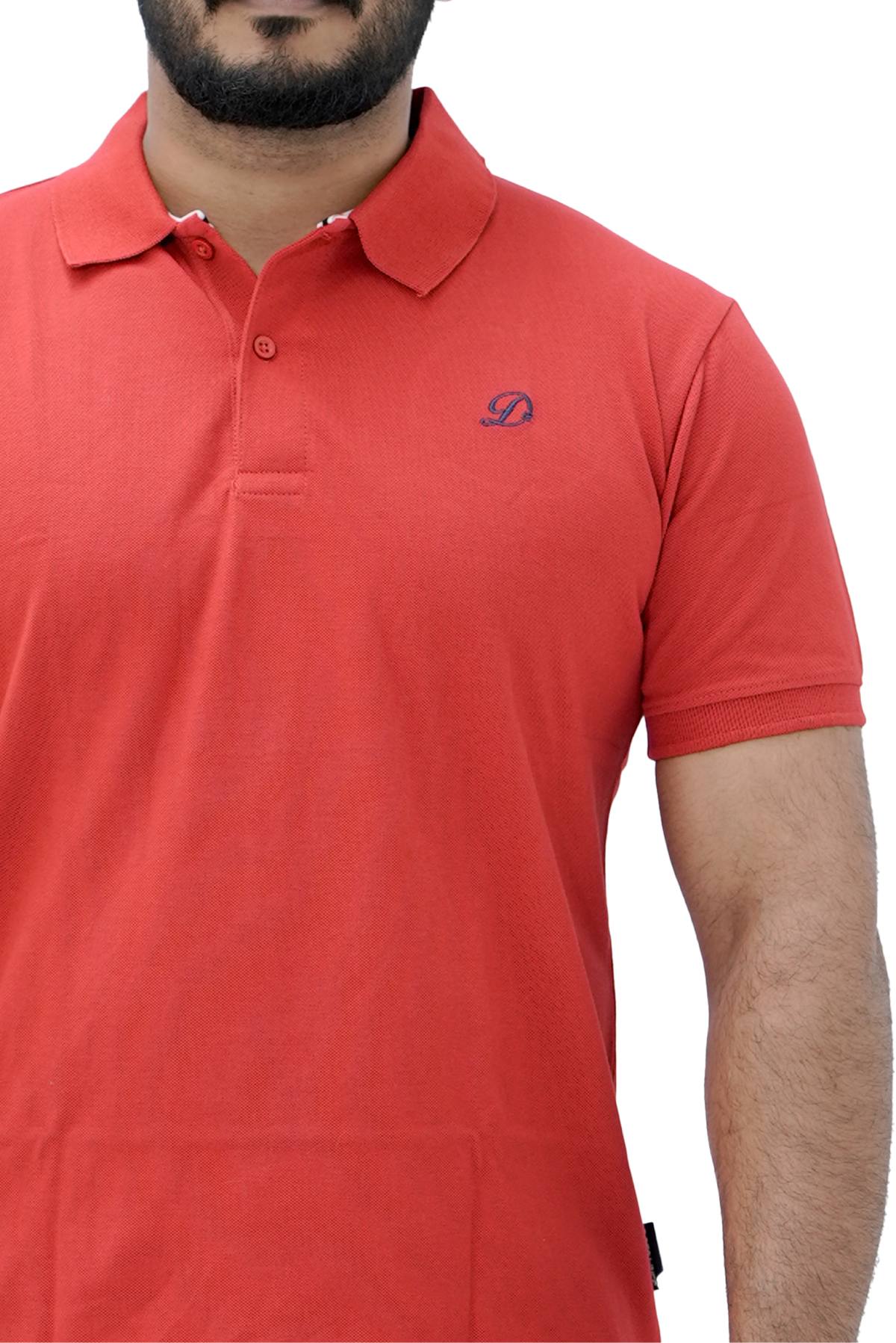 Classic Bright  Red Polo - Image 6