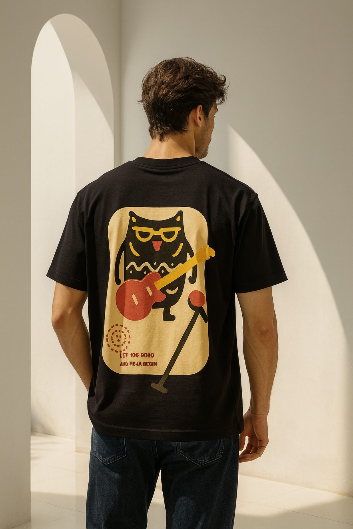 Line Drop Tee - Mela Begins - Image 2